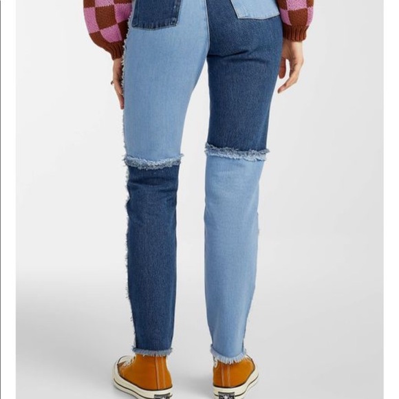 The Ragged Priest Patchwork Denim Jeans - Picture 3 of 3